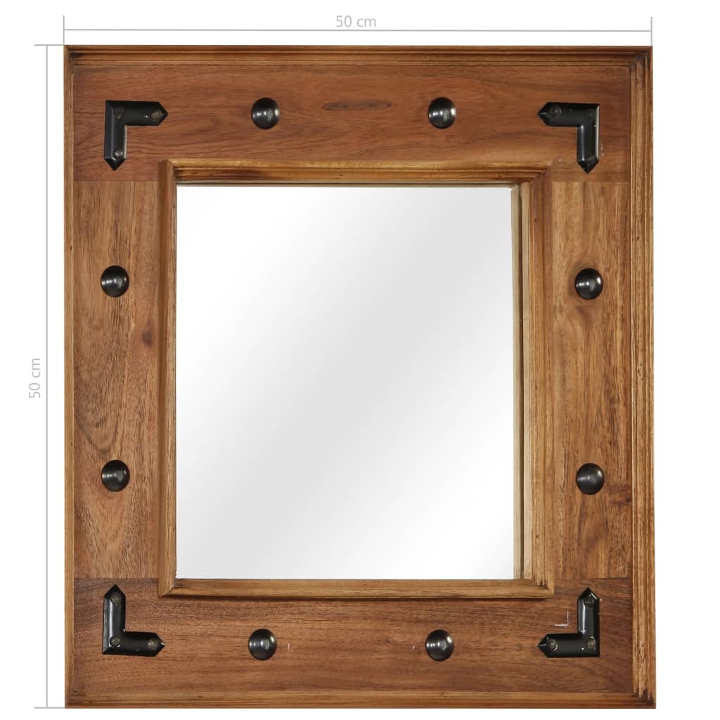 Mirror Solid Acacia Wood